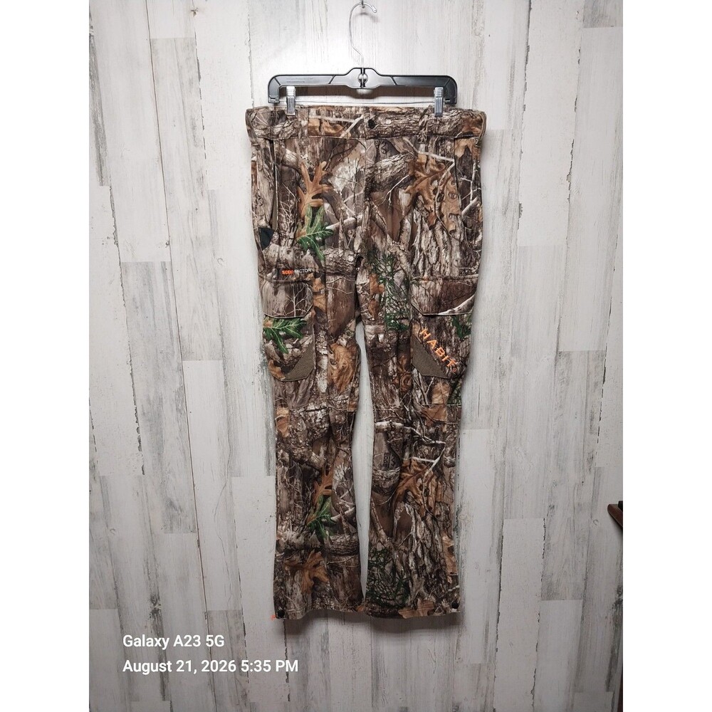 Habit Ripley Trail Stretch Waterproof Pant Men's Size Large  Realtree Edge